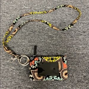 Vera Bradley Zip ID Lanyard